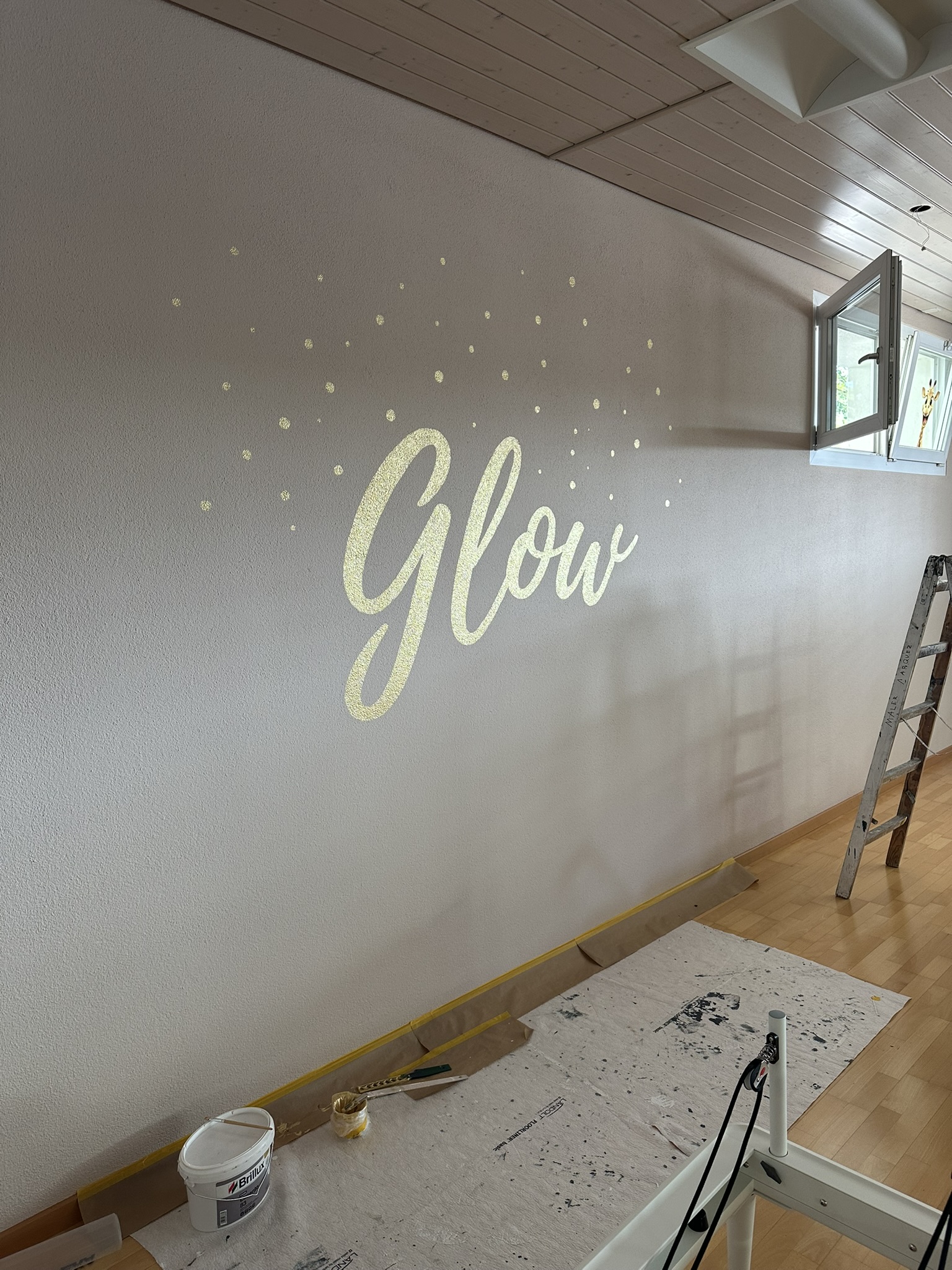 Ihr Logo. Direkt auf der Wand.